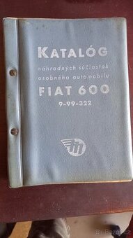 FIAT 600 katalog náhradních dílů parts catalog
