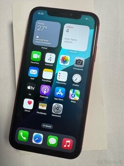 Apple iPhone Xr 64gb Red kondice baterie 100% s kabelem Cen
