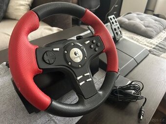 Logitech Formula Force EX, volant a pedály - 1