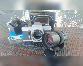 Praktica LLC + MC Pentacon electric 2,8/135 mm
