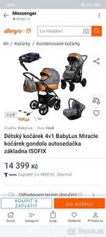 Kočárek babylux