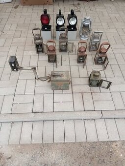 Lampa,lampa ČSD,hornická lampa,staré lampy,petrolejka.