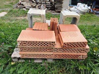 Porotherm 11,5 cihly broušené 10ks + 2 překlady