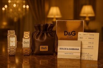Málo použité luxusní hodinky–originál Značky Dolce&Gabbana