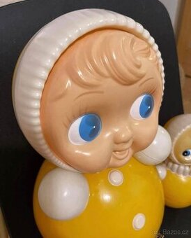 VELKÁ kývající retro hračka - panenka