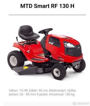 Sekací traktůrek MTD Smart RF 130H