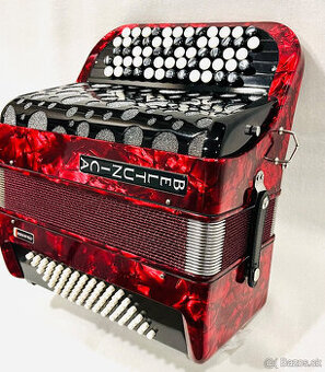 Predám nový akordeón Beltunica- chromaticky B Griff -72 BASO