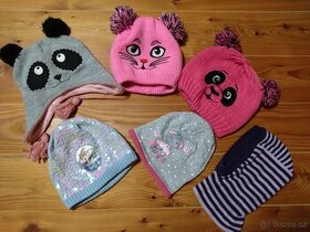 Dětské čepice zateplené 3-12 let