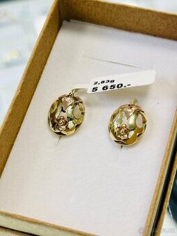 Zlaté náušnice  2,83g