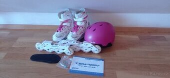 Nastavitelné brusle Tempish + přilba
