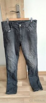 Moto kalhoty/jeansy RSA Route black W36 L34