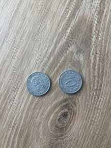 2x 10 halířů československých - mince 1965 a 1963