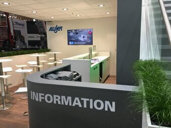 Obloukový pult, oblouková recepce, info pult