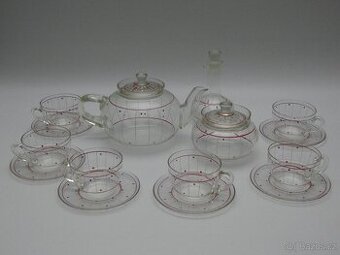 čajová souprava - varné sklo Ladislav Sutnar.