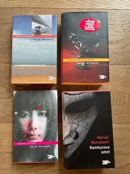Sada knih od Haruki Murakami.