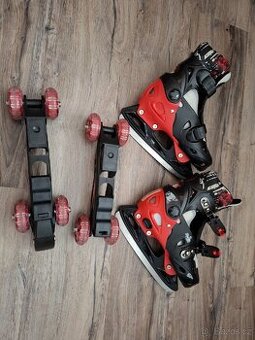 Dětské brusle zimní / inline vel. 33-36