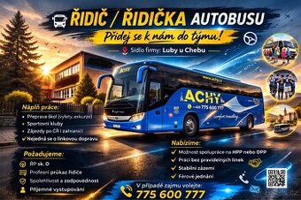 Práce řidič autobusu