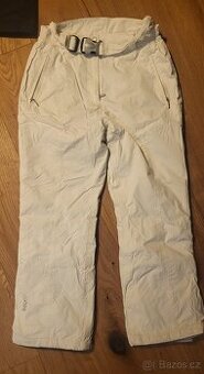 Damske lyžařske snehove bile kalhoty 40/42 supr stav