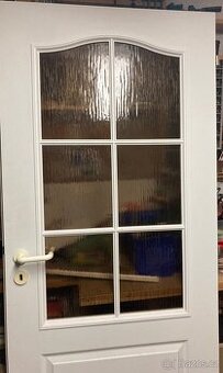 interiérové dveře bílé 2 ks