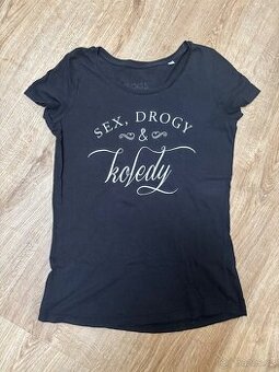 Dámské tričko "Sex, Drogy & Koledy", vel. XS