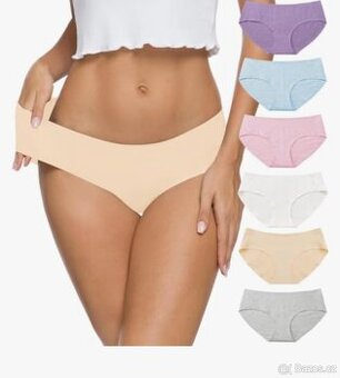 6 Pack Bezešvé spodní prádlo, velikost XL