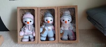 Háčkovaný sněhulák