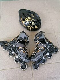 Rollerblade kolečkové brusle+helma EU33-36,5
