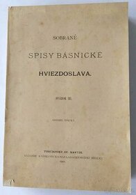 Sobrané spisy básnické Hviezdoslava svazek III.