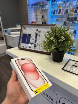 iPhone 15 128GB Růžový Záruka