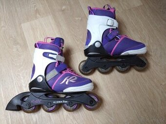 Inline dívčí vel. 35-40 nastavitelné