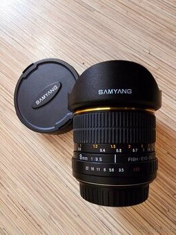 Objektiv Samyang 8 mm 3.5 fish-eye cs ll pro canon