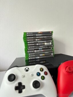 Xbox One + 2 Ovladače + Hry TOP STAV