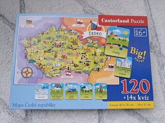 Puzzle Mapa Ceske republiky