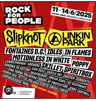 Rock for People 2025 - 4 denní vstupenka
