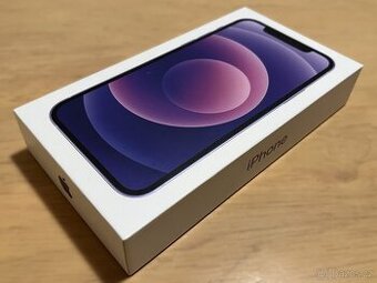 APPLE iPhone 12 128GB Purple (fialová) - TOP STAV