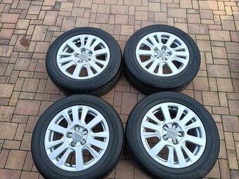 Original alu kola Audi+letni pneu