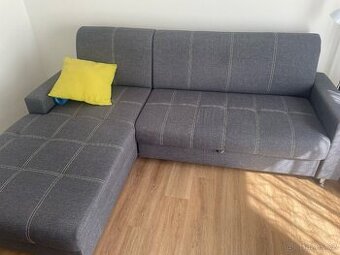 Rozkládací sedačka s úložným prostorem