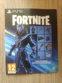 FORTNITE-COBALT STAR BUNDLE, 1 000 V-BUCK, věci za 5 000