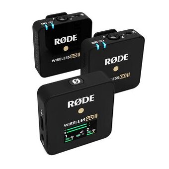 Bezdrátové mikrofony RODE Wireless GO II + brašna Flyht Pro