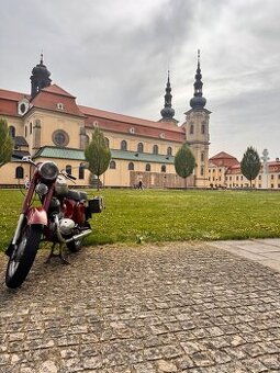 Nádrž a maska na Jawa 250/353