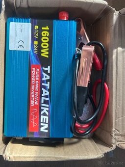 Měnič napětí 12V na 230V 1600W