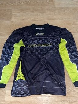 Tempish dres lime brankářský flórbalový, a rukavice