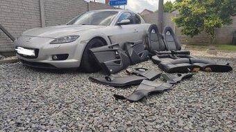 Prodám kompletní kožené sedačky a tapece Mazda RX-8.