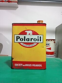 Polaroil stará plechovka od oleje 2l