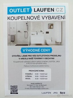 Outletová prodejna Laufen CZ - Bechyně