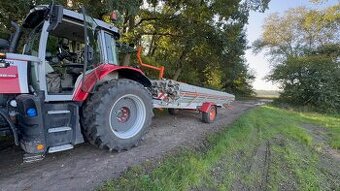Náradie na výrobu sena lucerky hrabacka lis vlečka