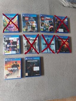 Hry na PS4 - Cena v popisku