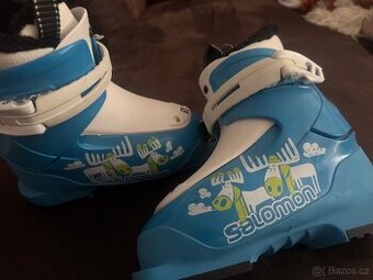 Dětské lyžáky salamon pro nejmenší vel 17/18