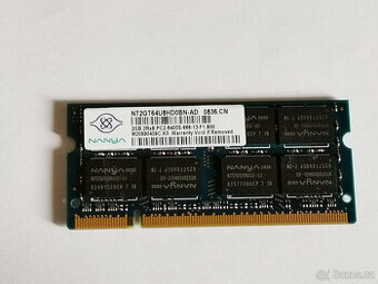 2GB RAM SODIMM DDR2-800 NANYA paměť pro notebook