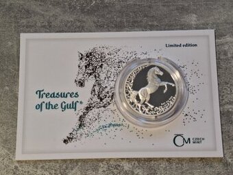 Stříbrná uncová investiční mince Treasures of the Gulf - The